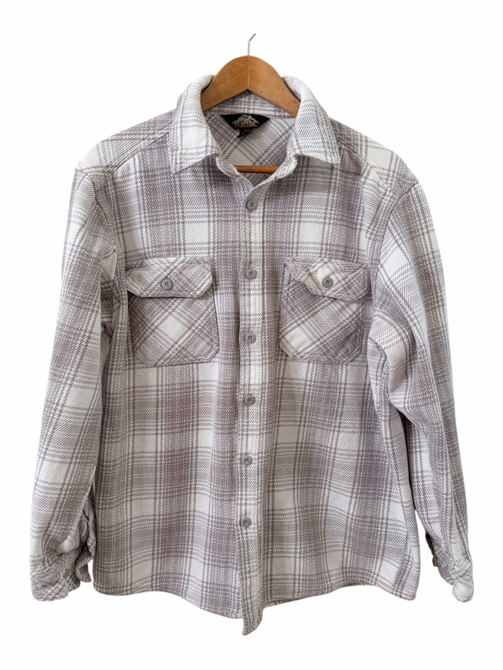 Pacific Trail Men’s L-Sleeve Flannel Shirt 100% Cotton Plaid Heavyweight Outdoor